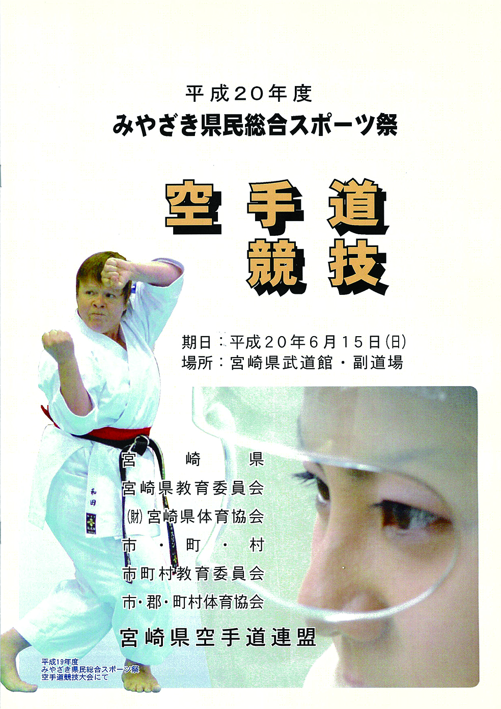 県スポーツ祭：表紙・平成20年